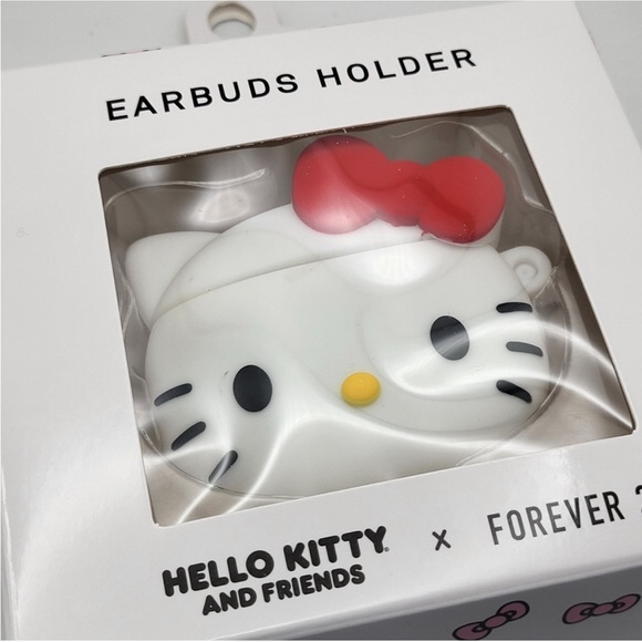 Hello Kitty White and Red Earbud Silicone Case NWT - Picture 6 of 8